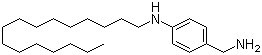 4-(Hexadecylamino)benzylamine molecular structure (CAS 84670-96-2)