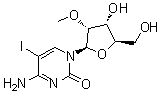 5-Iodo-2'-O-methylcytidine molecular structure (CAS 847650-69-5)