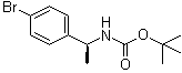 structure of CAS# 847728-89-6, tert-Butyl [(S)-1-(4-bromophenyl)ethyl]carbamate;(S)-[1-(4-Bromophenyl)ethyl]carbamic acid tert-butyl ester