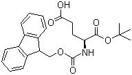 Fmoc-L-Glutamic acid 1-tert-butyl ester molecular structure (CAS 84793-07-7)