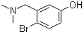 4-Bromo-3-((dimethylamino)methyl)phenol molecular structure (CAS 848848-16-8)