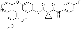 Cabozantinib molecular structure (CAS 849217-68-1)