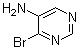 结构式 CAS# 849353-34-0, 4-溴-5-嘧啶胺