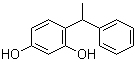 结构式 CAS# 85-27-8, 4-(1-苯基乙基)间苯二酚