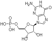 鸟苷酸分子结构 (CAS 85-32-5)