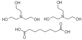 2,2',2''-Nitrilotrisethanol octanedioate (2:1) (salt) molecular structure (CAS 85030-04-2)