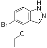 structure of CAS# 850363-68-7, 5-Bromo-4-ethoxy-1H-indazole