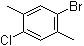 structure of CAS# 85072-44-2, 1-Bromo-4-chloro-2,5-dimethylbenzene;2-Chloro-5-bromo-p-xylene
