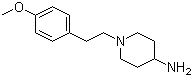 结构式 CAS# 85098-70-0, 4-氨基-1-[2-(4-甲氧基苯基)乙基]哌啶