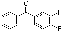 structure of CAS# 85118-07-6, 3,4-Difluorobenzophenone;(3,4-Difluorophenyl)phenylmethanone