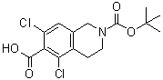 5,7-Dichloro-3,4-dihydro-2,6(1H)-isoquinolinedicarboxylic acid 2-(1,1-dimethylethyl) ester molecular structure (CAS 851784-82-2)