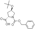 (4R)-(tert-Butoxy)-1-(phenylmethoxycarbonyl)-L-proline molecular structure (CAS 85201-91-8)