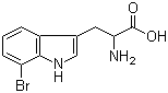 7-Bromotryptophan molecular structure (CAS 852391-45-8)