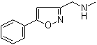 N-Methyl-5-phenyl-3-isoxazolemethanamine molecular structure (CAS 852431-02-8)