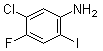 structure of CAS# 852569-38-1, 5-Chloro-4-fluoro-2-iodoaniline;5-Chloro-4-fluoro-2-iodobenzenamine