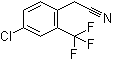4-Chloro-2-(trifluoromethyl)-benzeneacetonitrile molecular structure (CAS 85386-80-7)