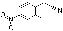 结构式 CAS# 853910-00-6, 2-氟-4-硝基苯乙腈