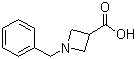 1-Benzyl-3-azetidinecarboxylic acid molecular structure (CAS 854431-12-2)