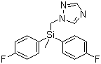 structure of CAS# 85509-19-9, Flusilazole;1-((Bis(4-fluorophenyl)methylsilyl)methyl)-1H-1,2,4-triazole; Bis(4-fluorophenyl)methyl((1H-1,2,4-triazol-1-yl)methyl)silane