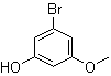 3-Bromo-5-methoxyphenol molecular structure (CAS 855400-66-7)