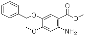 Methyl 2-amino-5-(benzyloxy)-4-methoxybenzoate molecular structure (CAS 855793-63-4)