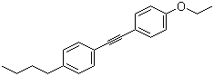 1-正丁基-4-[(4-乙氧基苯基l)乙炔基]苯分子结构 (CAS 85583-83-1)
