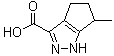 1,4,5,6-Tetrahydro-6-methyl-3-cyclopentapyrazolecarboxylic acid molecular structure (CAS 856256-49-0)