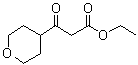结构式 CAS# 856414-68-1, 3-氧代-3-(四氢-2H-吡喃-4-基)丙酸乙酯