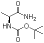 结构式 CAS# 85642-13-3, Boc-L-丙氨酰胺; N-叔丁氧羰基-L-丙氨酰胺