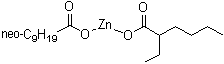 (2-Ethylhexanoato-O)(neodecanoato-O)zinc molecular structure (CAS 85702-72-3)