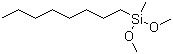 structure of CAS# 85712-15-8, Dimethoxy(methyl)octylsilane;Methyl(octyl)dimethoxysilane