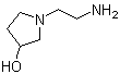 结构式 CAS# 857637-07-1, 1-(2-氨基乙基)-3-羟基吡咯烷