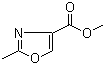 Methyl 2-methyloxazole-4-carboxylate molecular structure (CAS 85806-67-3)