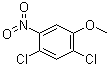 1,5-Dichloro-2-methoxy-4-nitrobenzene molecular structure (CAS 85829-14-7)