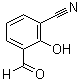 3-Formyl-2-hydroxybenzonitrile molecular structure (CAS 858478-91-8)