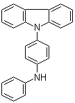 4-(9H-咔唑-9-基)-N-苯基苯胺分子结构 (CAS 858641-06-2)