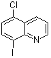 structure of CAS# 859958-87-5, 5-Chloro-8-iodoquinoline
