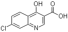 4-Hydroxy-7-chloro-3-quinolinecarboxylic acid molecular structure (CAS 86-47-5)