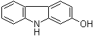 structure of CAS# 86-79-3, 2-Hydroxycarbazole;2-Hydroxy-9H-carbazole; Carbazol-2-ol