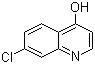 7-氯-4-羟基喹啉分子结构 (CAS 86-99-7)