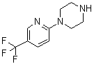1-[5-(Trifluoromethyl)-2-pyridinyl]piperazine labeled with deuterium molecular structure (CAS 860027-49-2)