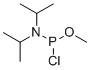 structure of CAS# 86030-43-5, N-[chloro(methoxy)phosphanyl]-N-propan-2-ylpropan-2-amine