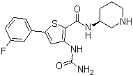 AZD 7762分子结构 (CAS 860352-01-8)