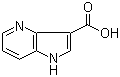结构式 CAS# 860496-20-4, 1H-吡咯并[3,2-b]吡啶-3-羧酸