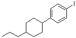 结构式 CAS# 860639-66-3, 4-(4-丙基环己基)碘苯