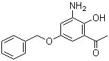 1-(3-Amino-5-benzyloxy-2-hydroxyphenyl)ethanone molecular structure (CAS 861841-90-9)