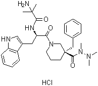Anamorelin hydrochloride molecular structure (CAS 861998-00-7)
