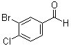 结构式 CAS# 86265-88-5, 3-溴-4-氯苯甲醛