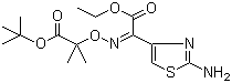 Ethyl 2-(2-aminothiazole-4-yl)-2-(1-tert-butoxycarbonyl-1-methylethoxyimino)acetate molecular structure (CAS 86299-46-9)