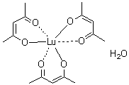 (OC-6-11)-Tris(2,4-pentanedionato-O,O')lutetium monohydrate molecular structure (CAS 86322-74-9)